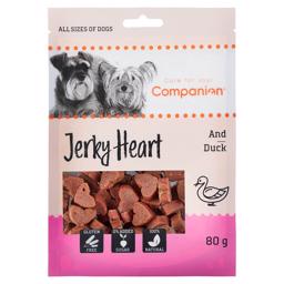 Companion Jerky Heart Små Hjerteformede Ande Godbidder 80g